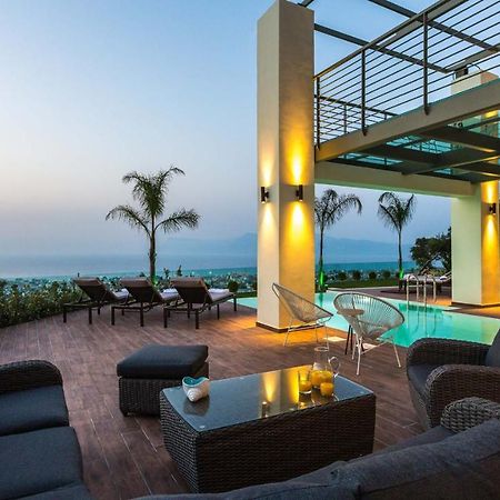 Villa Emilia I Luxury, Amazing Seaview, Next To The Town Kíssamos Dış mekan fotoğraf