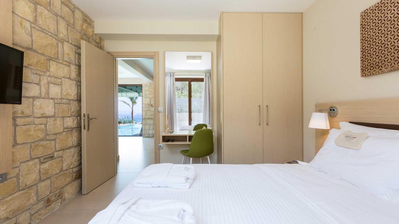 Villa Emilia I Luxury, Amazing Seaview, Next To The Town Kíssamos Dış mekan fotoğraf